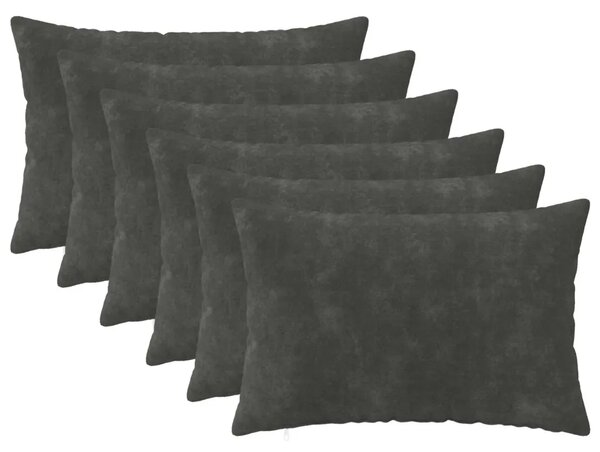 Presvlaka za jastuk 6 pcs HEERLEN Antracit 30 x 50 cm - Antracit 30 x 50 cm 6