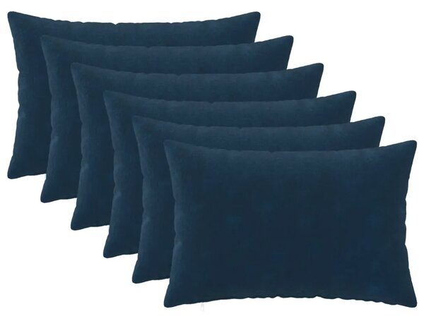 Presvlaka za jastuk 6 pcs HEERLEN Plava 30 x 50 cm - Plava 30 x 50 cm 6