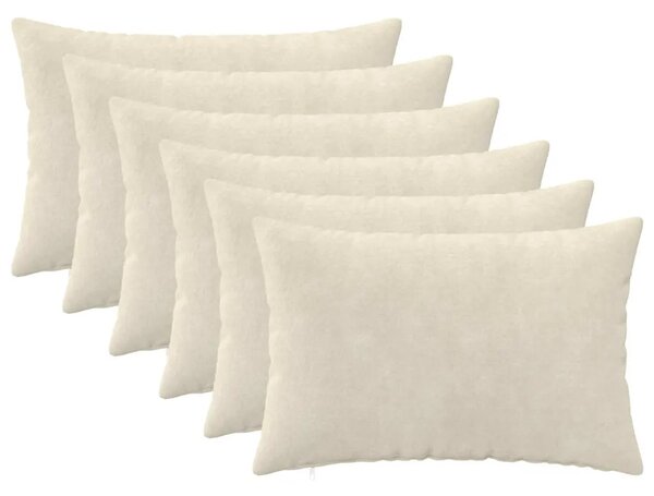 Presvlaka za jastuk 6 pcs HEERLEN Krem 30 x 50 cm - Krem 30 x 50 cm 6