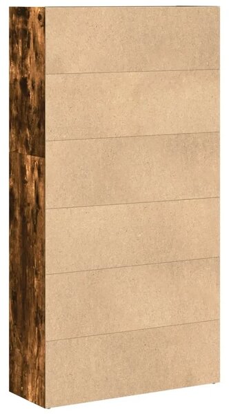 Regal za knjige boja hrasta 80x30x152 cm od konstruiranog drva - Dimljeni hrast 152 cm 80 cm