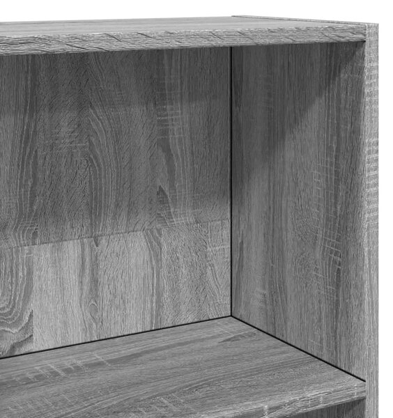 Regal za knjige boja hrasta 80x30x152 cm konstruirano drvo - Sivi hrast sonoma 152 cm 80 cm