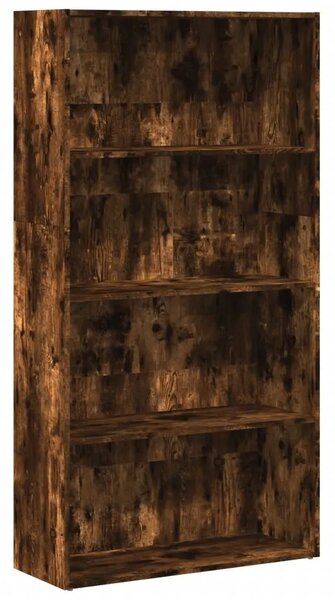 Regal za knjige boja hrasta 80x30x152 cm od konstruiranog drva - Dimljeni hrast 152 cm 80 cm
