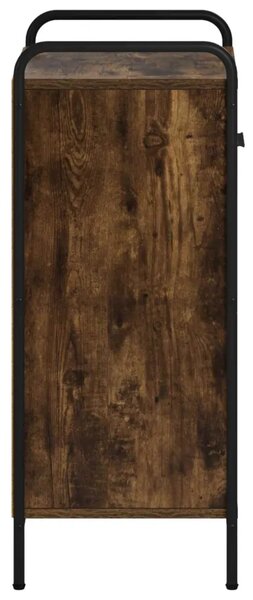 Kreveta Dimljeni hrast 97 x 33 x 81 cm Konstruirano drvo - Dimljeni hrast s 2 police 73 x 33 x 81 cm