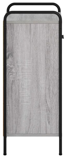 Kreveta Siva Sonoma 97 x 33 x 81 cm Konstruirano drvo - Siva Sonoma s 2 police 73 x 33 x 81 cm