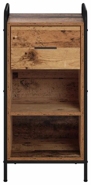 Kreveta Staro drvo 97 x 33 x 81 cm Konstruirano drvo - Staro drvo s 2 police 73 x 33 x 81 cm
