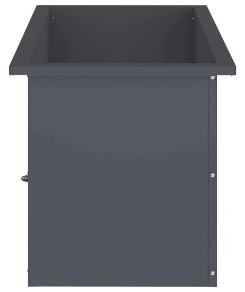 Vrtna posuda za sadnju s LED svjetlom 2 kom. Antracit - Antracit 40 x 80 x 40 cm 2
