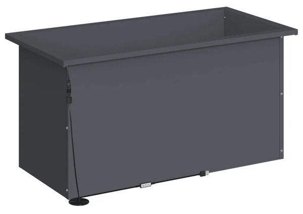 Vrtna posuda za sadnju s LED svjetlom 2 kom. Antracit - Antracit 40 x 80 x 40 cm 2