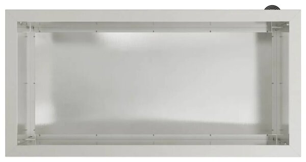 Vrtna posuda za sadnju s LED svjetlom Srebrna 40 x 80 x 40 cm - Nehrđajući čelik 40 x 80 x 40 cm 1