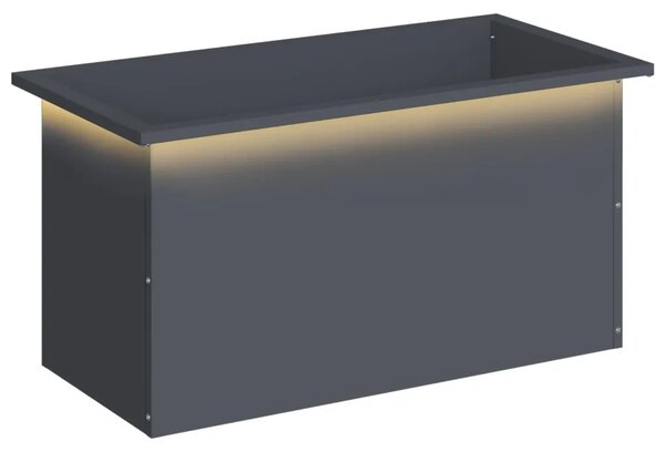 Vrtna posuda za sadnju s LED svjetlom Antracit 40 x 80 x 40 cm - Antracit 40 x 80 x 40 cm 1