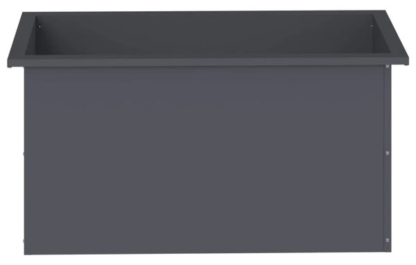 Vrtna posuda za sadnju s LED svjetlom 2 kom. Antracit - Antracit 40 x 80 x 40 cm 2