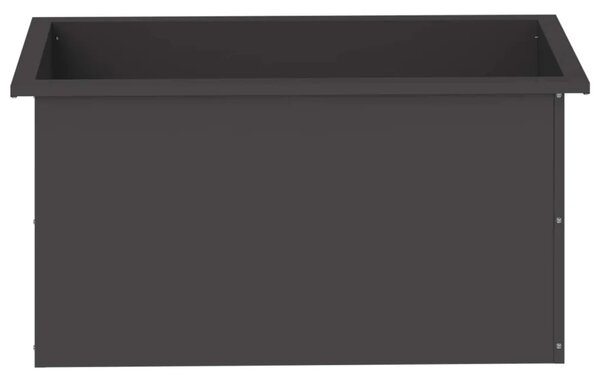 Vrtna posuda za sadnju s LED svjetlom Crna 40 x 80 x 40 cm - Crna 40 x 80 x 40 cm 1