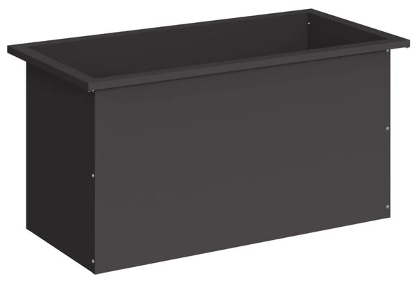 Vrtna posuda za sadnju s LED svjetlom Crna 40 x 80 x 40 cm - Crna 40 x 80 x 40 cm 1