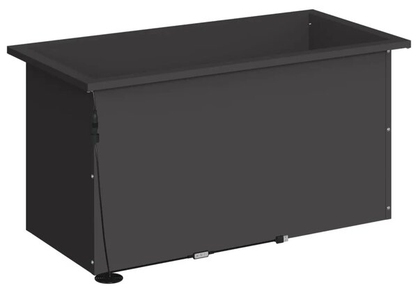 Vrtna posuda za sadnju s LED svjetlom Crna 40 x 80 x 40 cm - Crna 40 x 80 x 40 cm 1