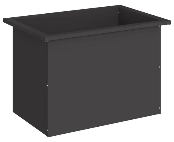 Vrtna posuda za sadnju s LED svjetlom Crna 40 x 60 x 40 cm - Crna 40 x 60 x 40 cm 1