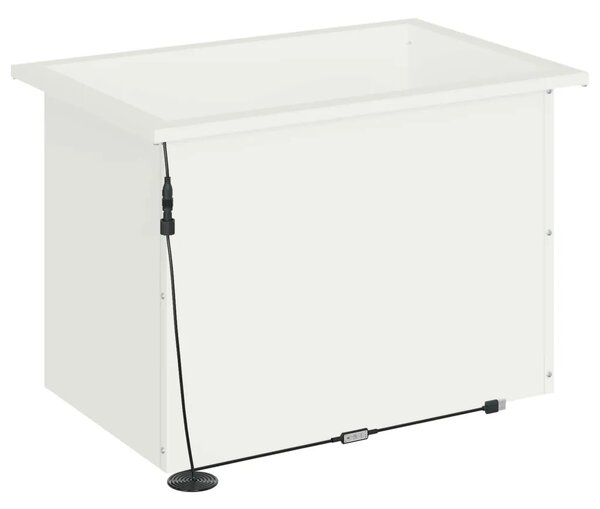 Vrtna posuda za sadnju s LED svjetlom Bijela 40 x 60 x 40 cm - Bijela 40 x 60 x 40 cm 1