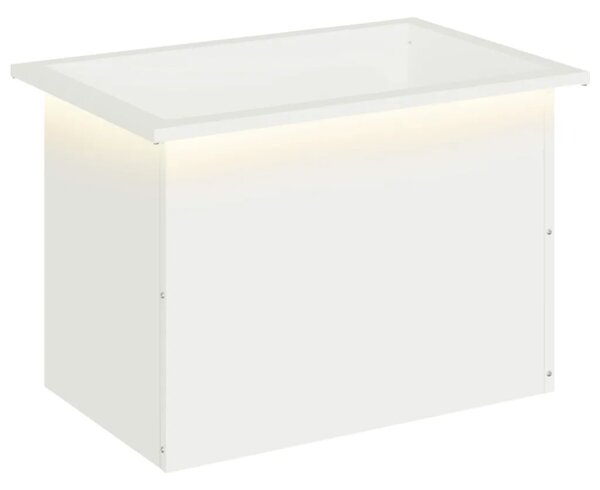 Vrtna posuda za sadnju s LED svjetlom Bijela 40 x 60 x 40 cm - Bijela 40 x 60 x 40 cm 1
