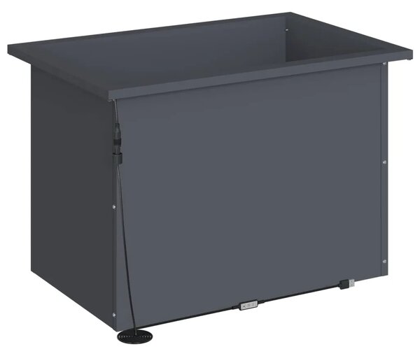 Vrtna posuda za sadnju s LED svjetlom Antracit 40 x 60 x 40 cm - Antracit 40 x 60 x 40 cm 1