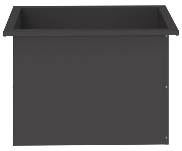 Vrtna posuda za sadnju s LED svjetlom 2 kom. Crna - Crna 40 x 60 x 40 cm 2