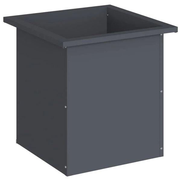 Vrtna posuda za sadnju s LED svjetlom Antracit 40 x 40 x 40 cm - Antracit 40 x 40 x 40 cm 1