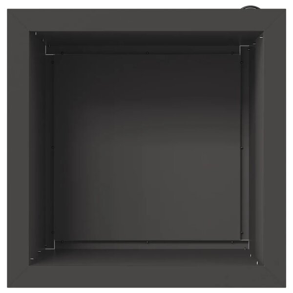 Vrtna posuda za sadnju s LED svjetlom 2 kom. Crna - Crna 40 x 40 x 40 cm 2