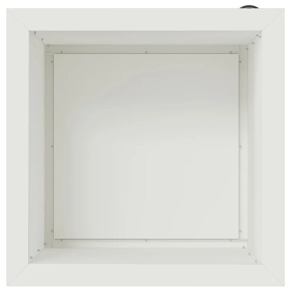 Vrtna posuda za sadnju s LED svjetlom 2 kom. Bijela - Bijela 40 x 40 x 40 cm 2