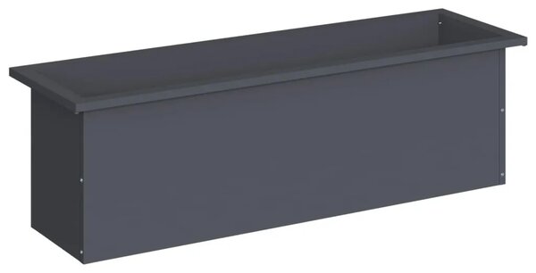 Vrtna posuda za sadnju s LED svjetlom Antracit 30 x 100 x 30 cm - Antracit 30 x 100 x 30 cm 1