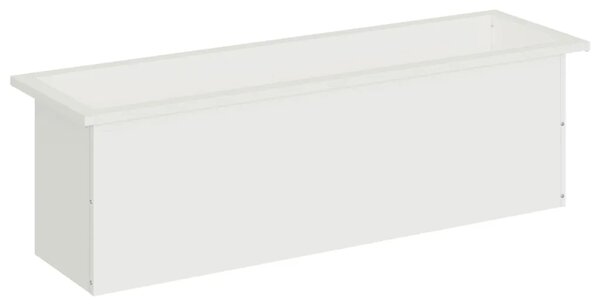 Vrtna posuda za sadnju s LED svjetlom Bijela 30 x 100 x 30 cm - Bijela 30 x 100 x 30 cm 1