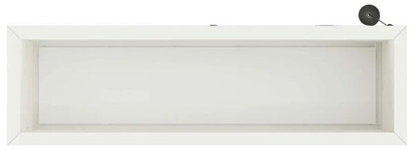 Vrtna posuda za sadnju s LED svjetlom 2 kom. Bijela - Bijela 30 x 100 x 30 cm 2