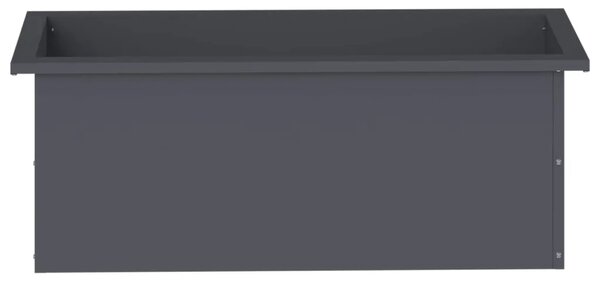 Vrtna posuda za sadnju s LED svjetlom 2 kom. Antracit - Antracit 30 x 80 x 30 cm 2