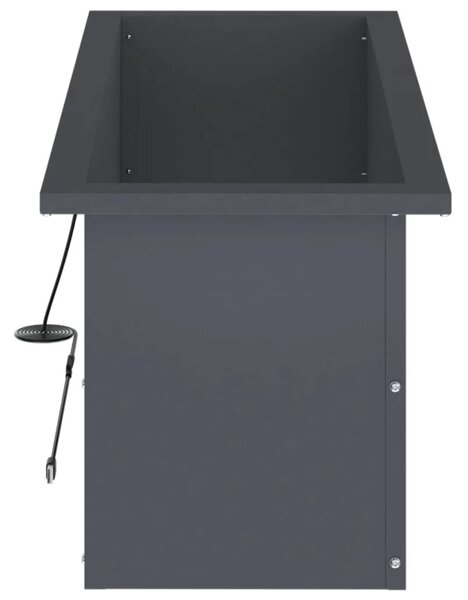 Vrtna posuda za sadnju s LED svjetlom 2 kom. Antracit - Antracit 30 x 80 x 30 cm 2