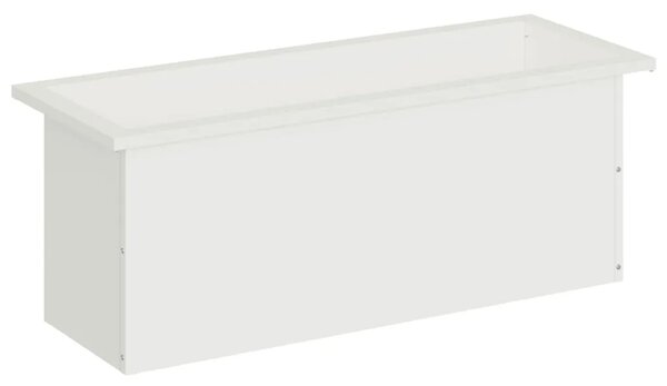 Vrtna posuda za sadnju s LED svjetlom Bijela 30 x 80 x 30 cm - Bijela 30 x 80 x 30 cm 1