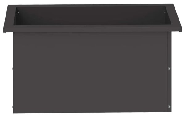 Vrtna posuda za sadnju s LED svjetlom Crna 30 x 60 x 30 cm - Crna 30 x 60 x 30 cm 1