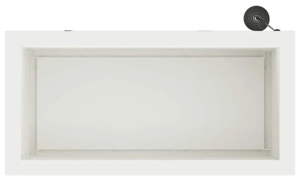 Vrtna posuda za sadnju s LED svjetlom 2 kom. Bijela - Bijela 30 x 60 x 30 cm 2