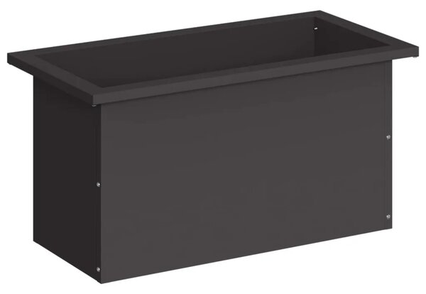 Vrtna posuda za sadnju s LED svjetlom Crna 30 x 60 x 30 cm - Crna 30 x 60 x 30 cm 1