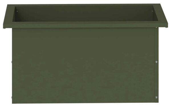 Vrtna posuda za sadnju s LED svjetlom 2 kom. Maslinastozelena - Maslinastozelena 30 x 60 x 30 cm 2