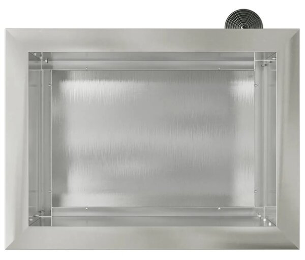 Vrtna posuda za sadnju s LED svjetlom Srebrna 30 x 40 x 30 cm - Nehrđajući čelik 30 x 40 x 30 cm 1