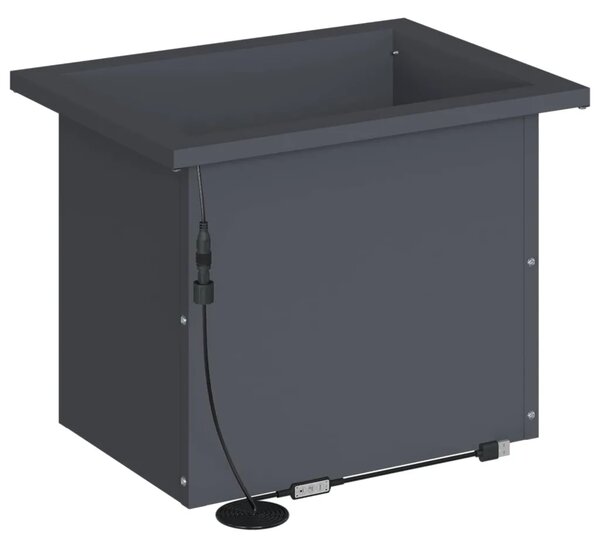 Vrtna posuda za sadnju s LED svjetlom 2 kom. Antracit - Antracit 30 x 40 x 30 cm 2