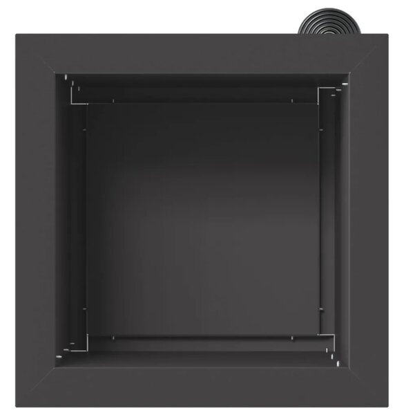 Vrtna posuda za sadnju s LED svjetlom Crna 30 x 30 x 30 cm - Crna 30 x 30 x 30 cm 1