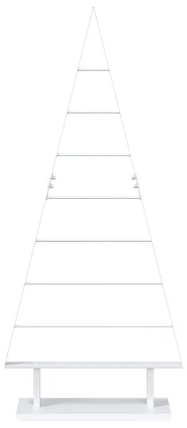 Metalna božićna jelka KUOPIO 125 cm Čelik Bijela - 125 cm Bijela