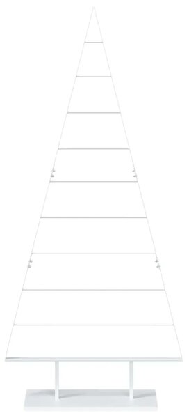 Metalna božićna jelka KUOPIO 210 cm Čelik Bijela - 210 cm Bijela