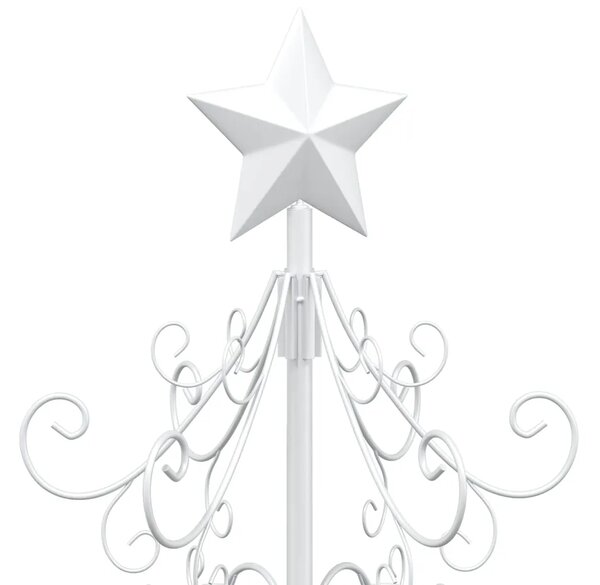 Metalna božićna jelka KUOPIO 150 cm Čelik Bijela - 150 cm Bijela