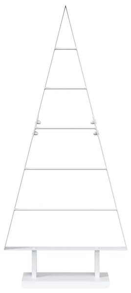 Metalna božićna jelka KUOPIO 90 cm Čelik Bijela - 90 cm Bijela