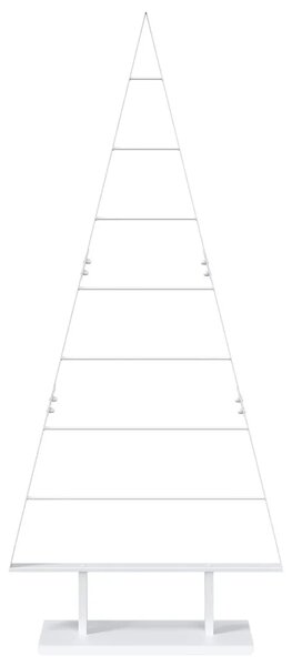Metalna božićna jelka KUOPIO 150 cm Čelik Bijela - 150 cm Bijela