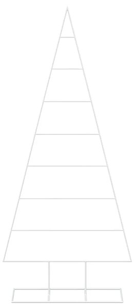 Metalna božićna jelka KUOPIO 180 cm Čelik s praškastim premazom - 180 cm Bijela bez LED svjetala