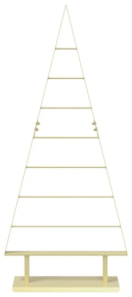 Metalna božićna jelka KUOPIO 125 cm Čelik Zlatno - 125 cm Zlatno