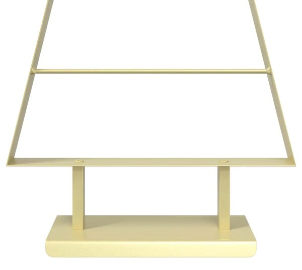 Metalna božićna jelka KUOPIO 90 cm Čelik Zlatno - 90 cm Zlatno