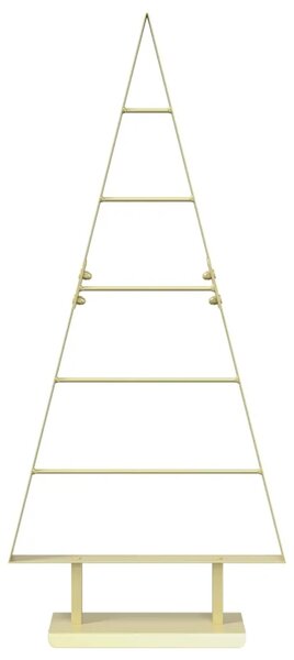Metalna božićna jelka KUOPIO 90 cm Čelik Zlatno - 90 cm Zlatno