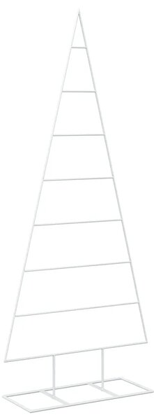 Metalna božićna jelka KUOPIO 150 cm Čelik s praškastim premazom - 150 cm Bijela bez LED svjetala