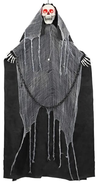 Halloween viseća Grim Reaper figura SPOOKA Crna 112 x 164 cm - bez pokreta