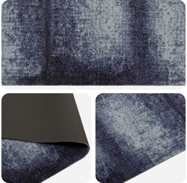 Kuhinjski Tepih Plavo Sjenilo 150 x 45 cm 100% poliamid - plava nijansa 45 x 150 cm
